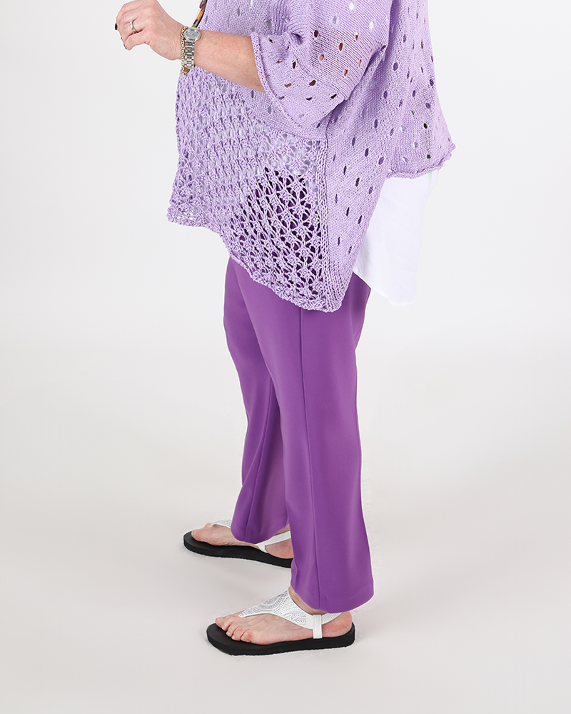 Silky Knit Straight Pants - Joseph Ribkoff