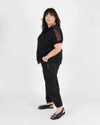 Korine Black Tunic - Maloka