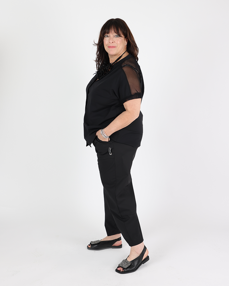 Korine Black Tunic - Maloka