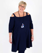 Nicole Navy Blue Dress - G!Ozé