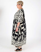 Black and White Nectarine Dress - G!Ozé