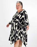 Black & White Dress Mother-of-pearl - G!Ozé