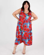 Angie Poppy Dress - Maloka