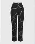 Silky Knit Abstract Print Pull-On Pants - Joseph Ribkoff