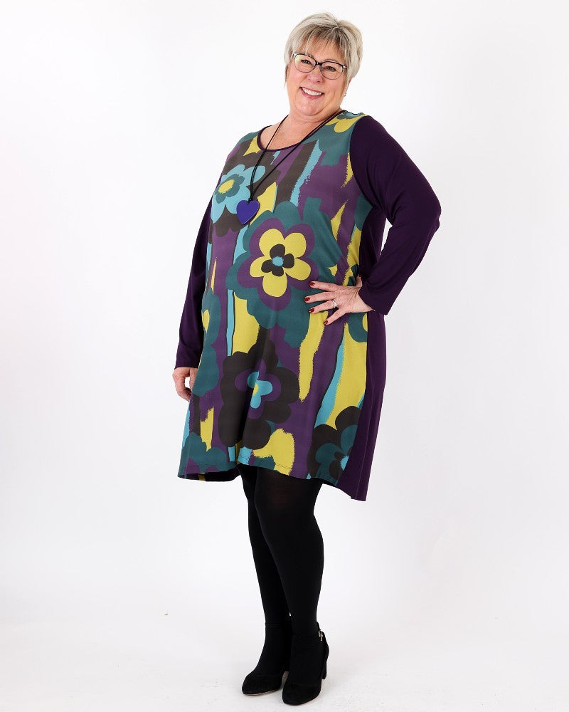 Robe Pénélope Mauve - G!Ozé