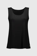 Silky Knit Scoop Neck Tank Top Parchment - Joseph Ribkoff