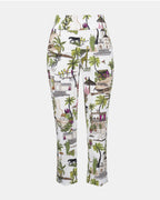 Millennium Conversational Print Crop Pants - Joseph Ribkoff