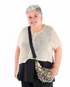 Beige raspberry sweater - Marie la Lune