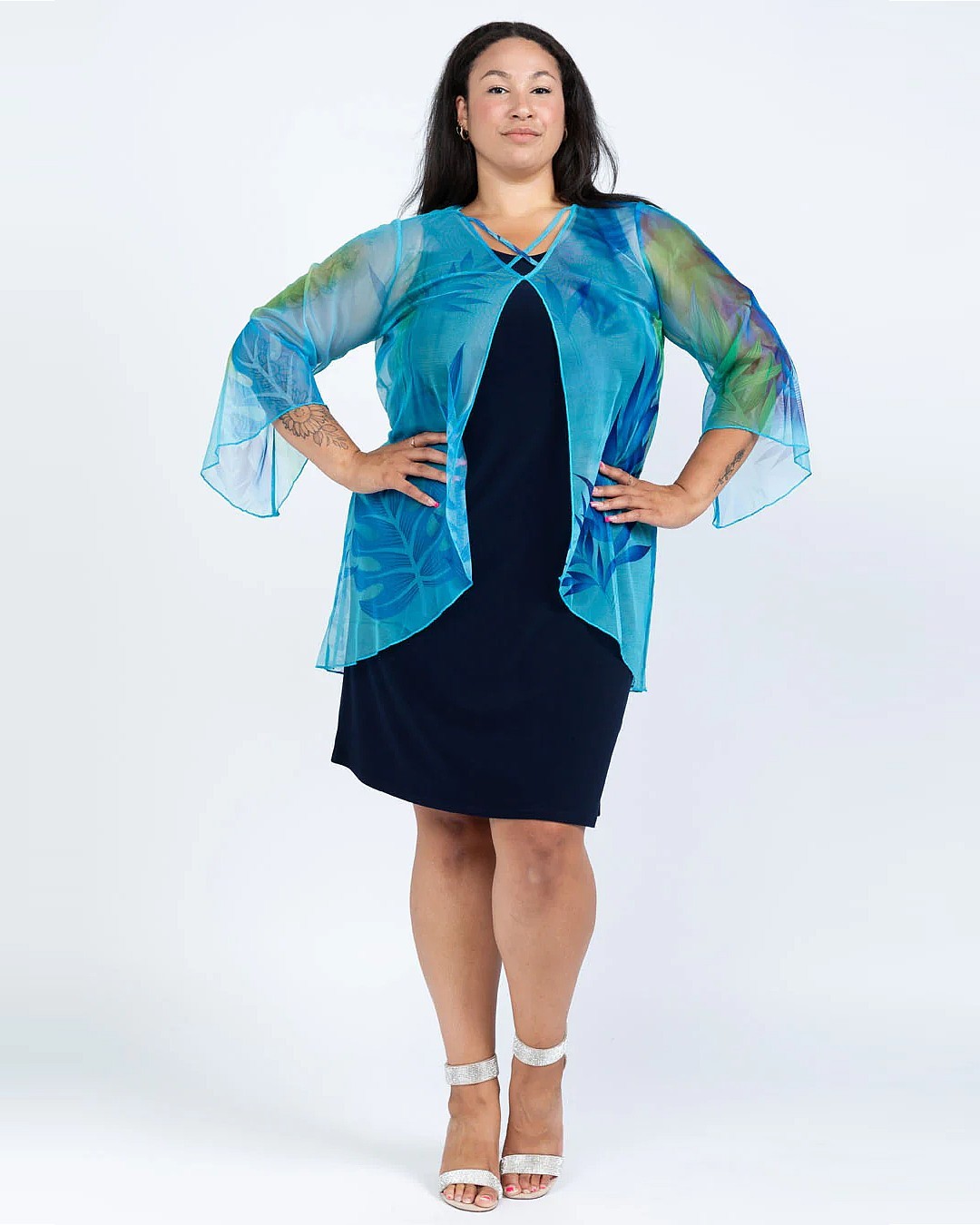 Oasis Criss Cross Overlay - Black LABB
