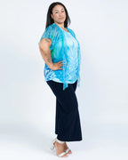 Navy Petite Palazzo Pant - Black LABB