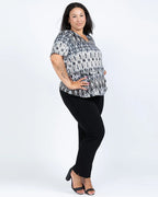 Everyday Straight Leg Pull On Pant- Black LABB
