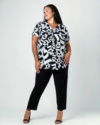Draped Top - Black LABB