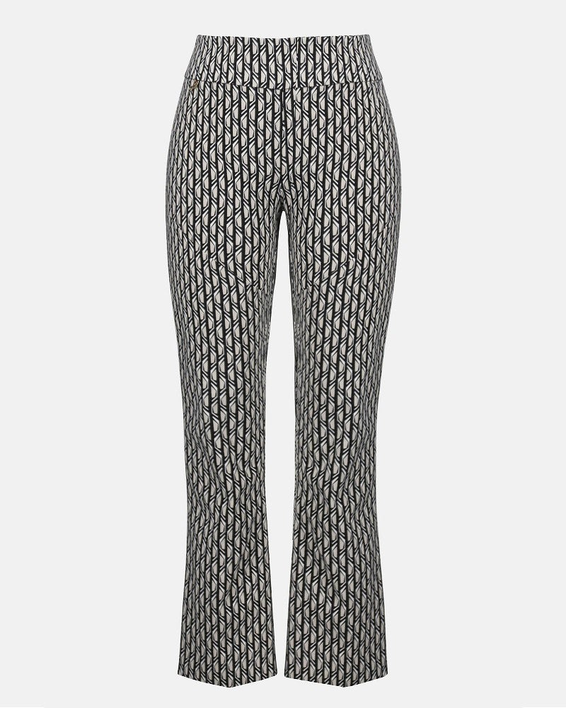 Millennium Print Straight Leg Pull-On Pants - Joseph Ribkoff