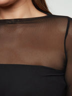 Black fishnet top - Matt