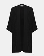 Sweater Knit Cover-Up with Iron-On Detail - Joseph Ribkoff