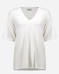 Vanilla V-Neck Boxy Jersey Tunic - Joseph Ribkoff