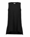 Joseph Ribkoff - Black round-neck sleeveless straight jersey tunic
