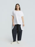 Short-sleeved cotton and poplin T-shirt – Mat