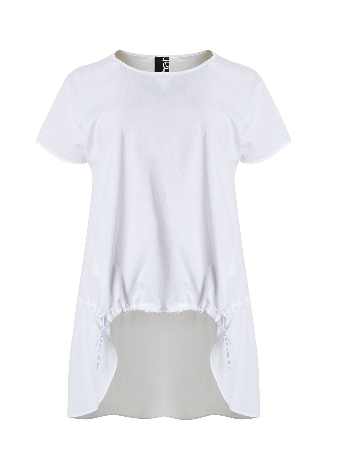 T-shirt en coton et popeline à manches courtes – Mat