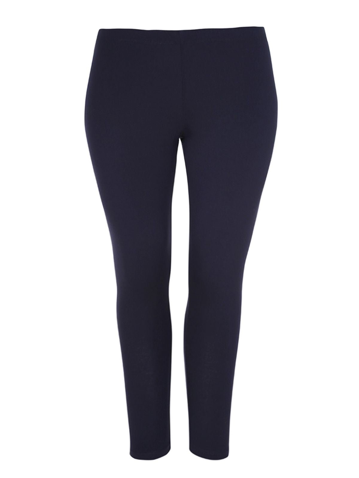 Navy Blue Basic viscose leggings -  Mat