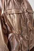 Blouson cocon en nylon métallique - Joseph Ribkoff