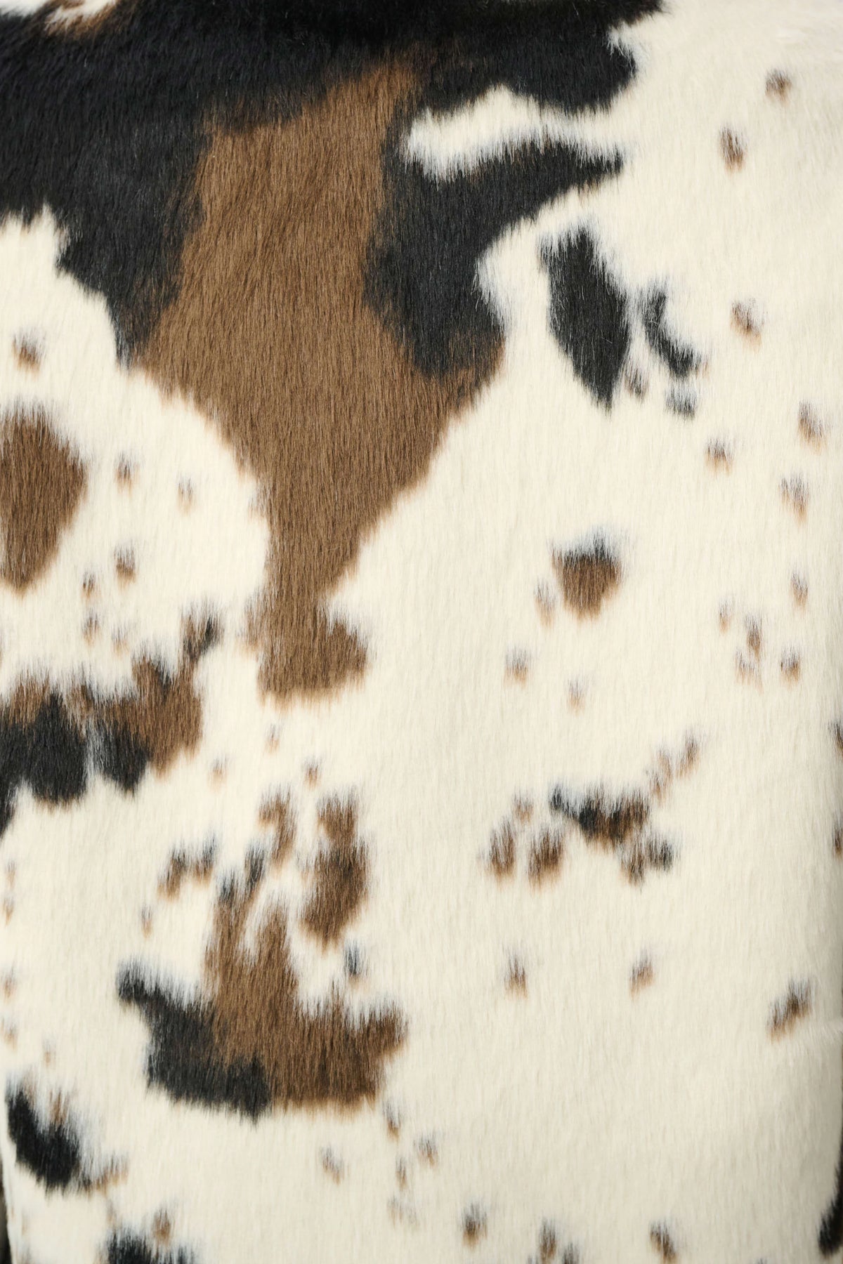 Manteau en fausse fourrure à imprimé vache - Joseph Ribkoff