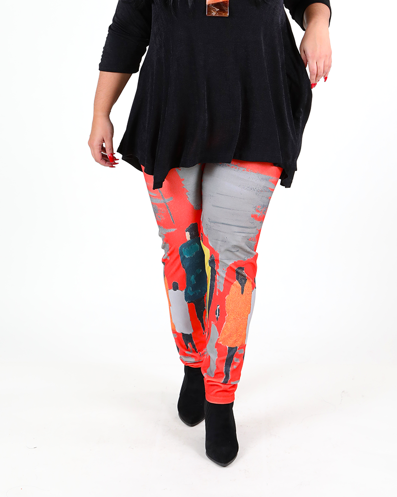 FT orange leggings
