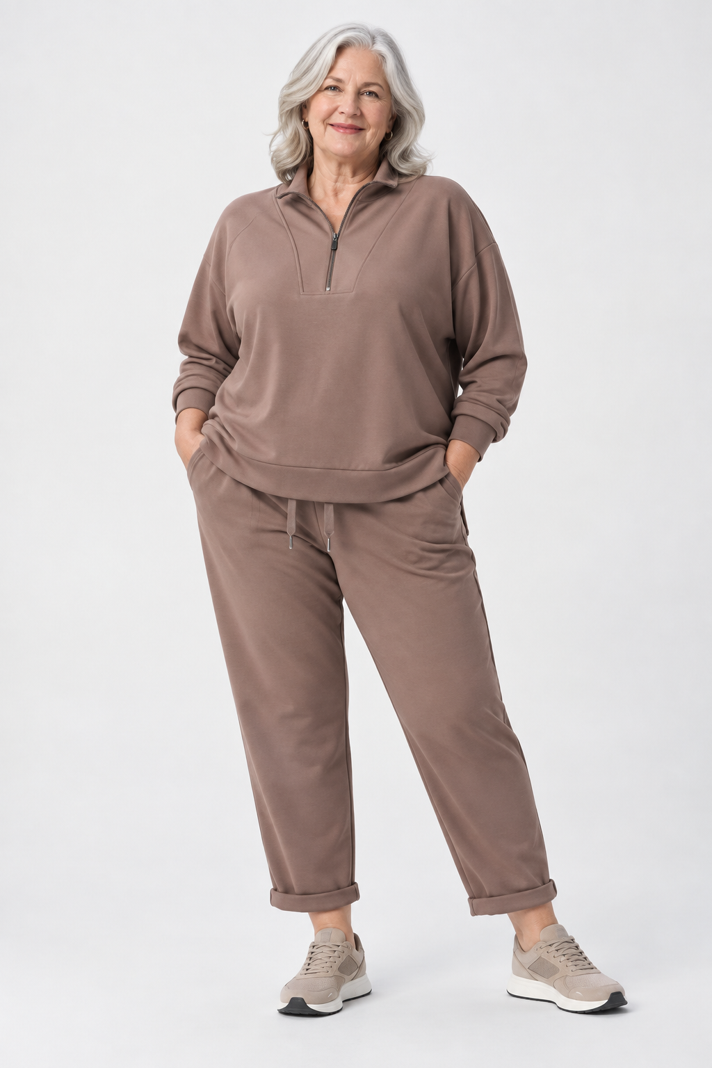 Pantalon jogger en jersey scuba à enfiler avec cordon de serrage à la taille - Joseph Ribkoff