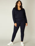 Arnica Navy Treggings - Base Level Curvy