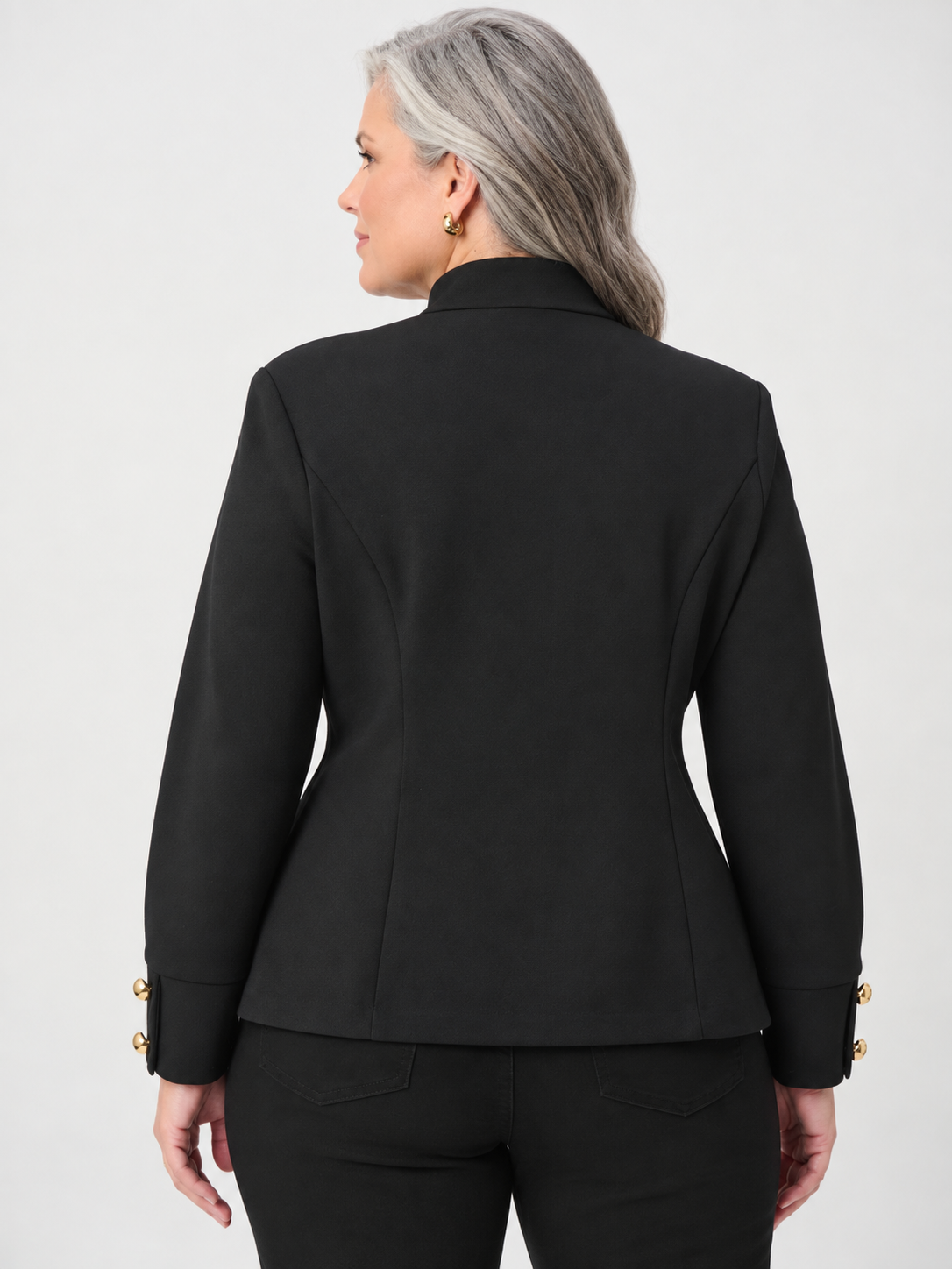 Blouson ajusté à col militaire - Joseph Ribkoff