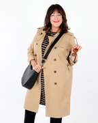 Long Light Camel Coat - Yesta