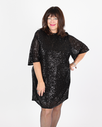 Black sequined dress - MAT