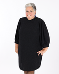 Sparkling Black Dress - Matte