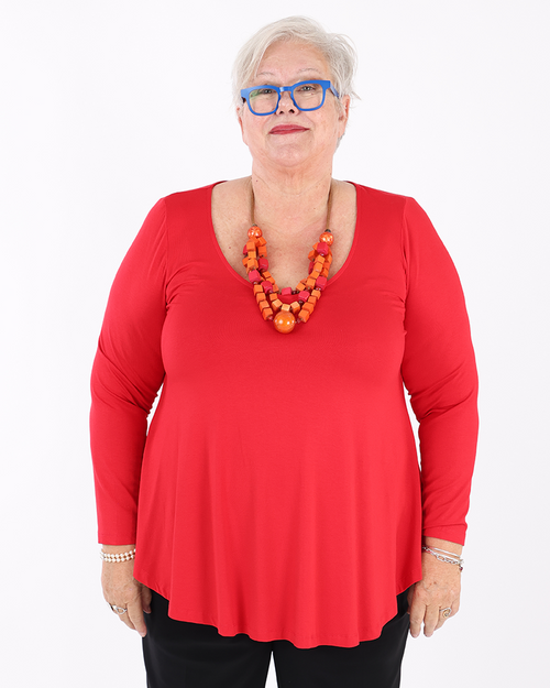 Basic Top Red- Mat