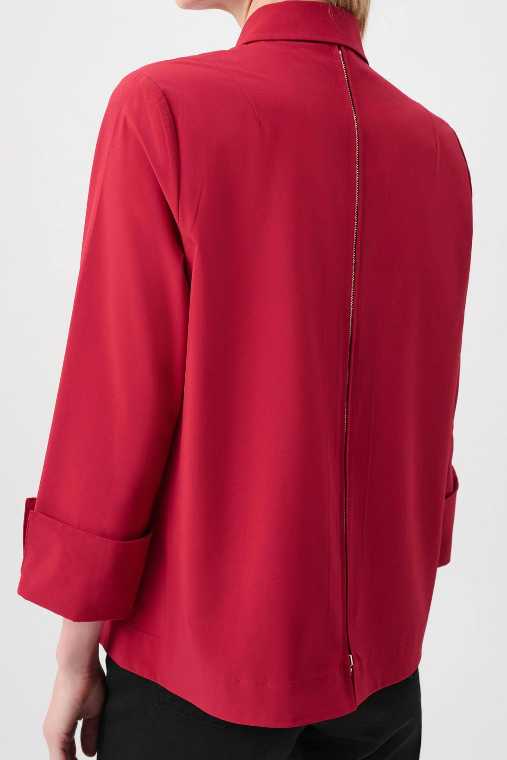 Blouse extensible à détail zippé - Joseph Ribkoff