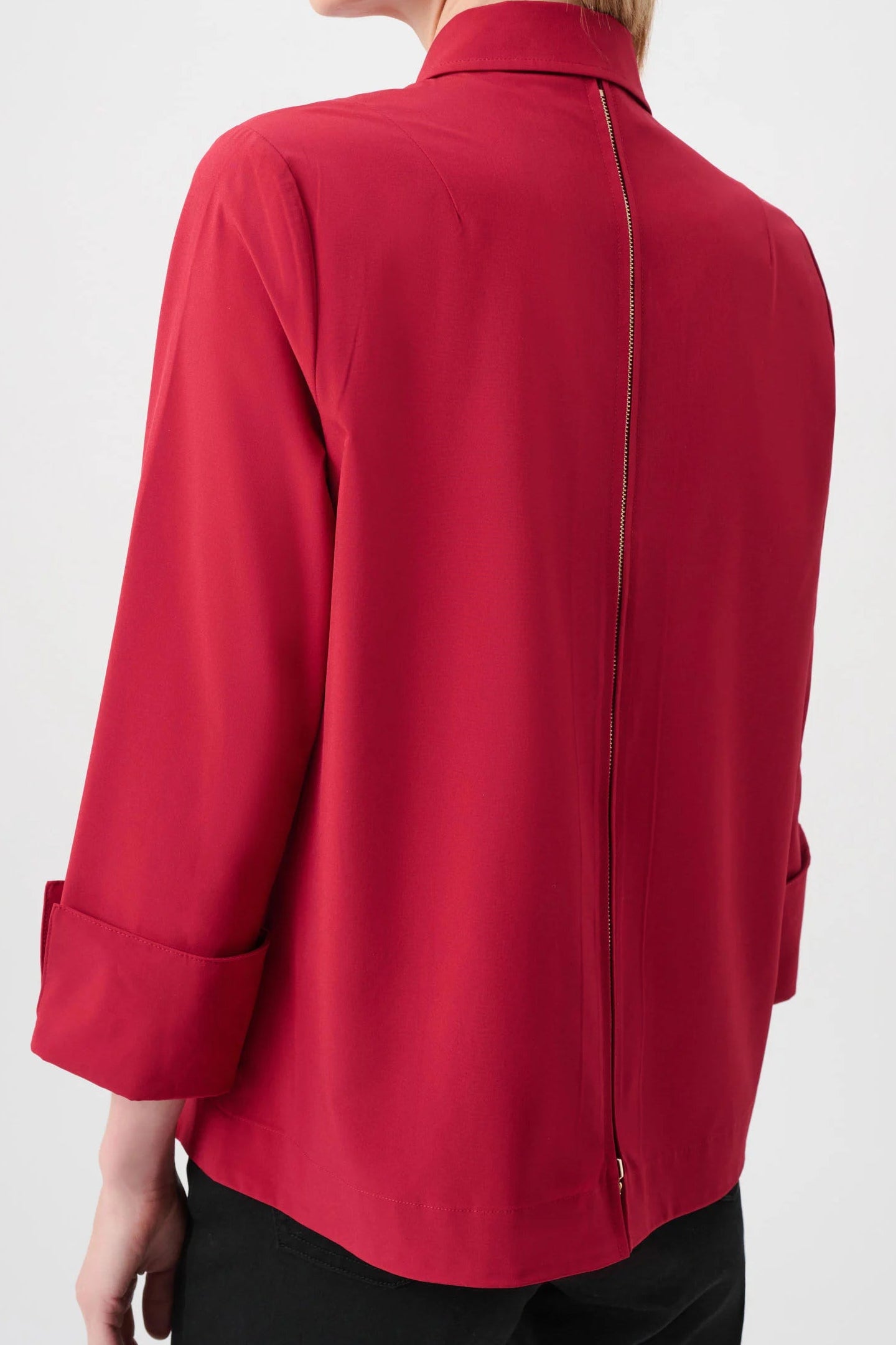 Blouse extensible à détail zippé - Joseph Ribkoff