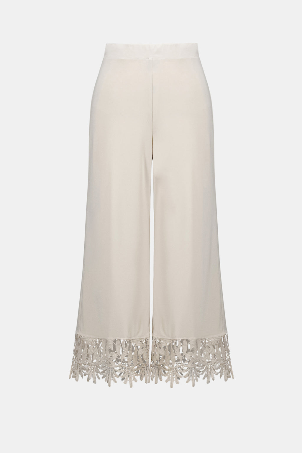 Pantalon-culotte à ourlet dentelle - Joseph Ribkoff