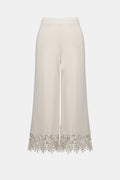 Pantalon-culotte à ourlet dentelle - Joseph Ribkoff