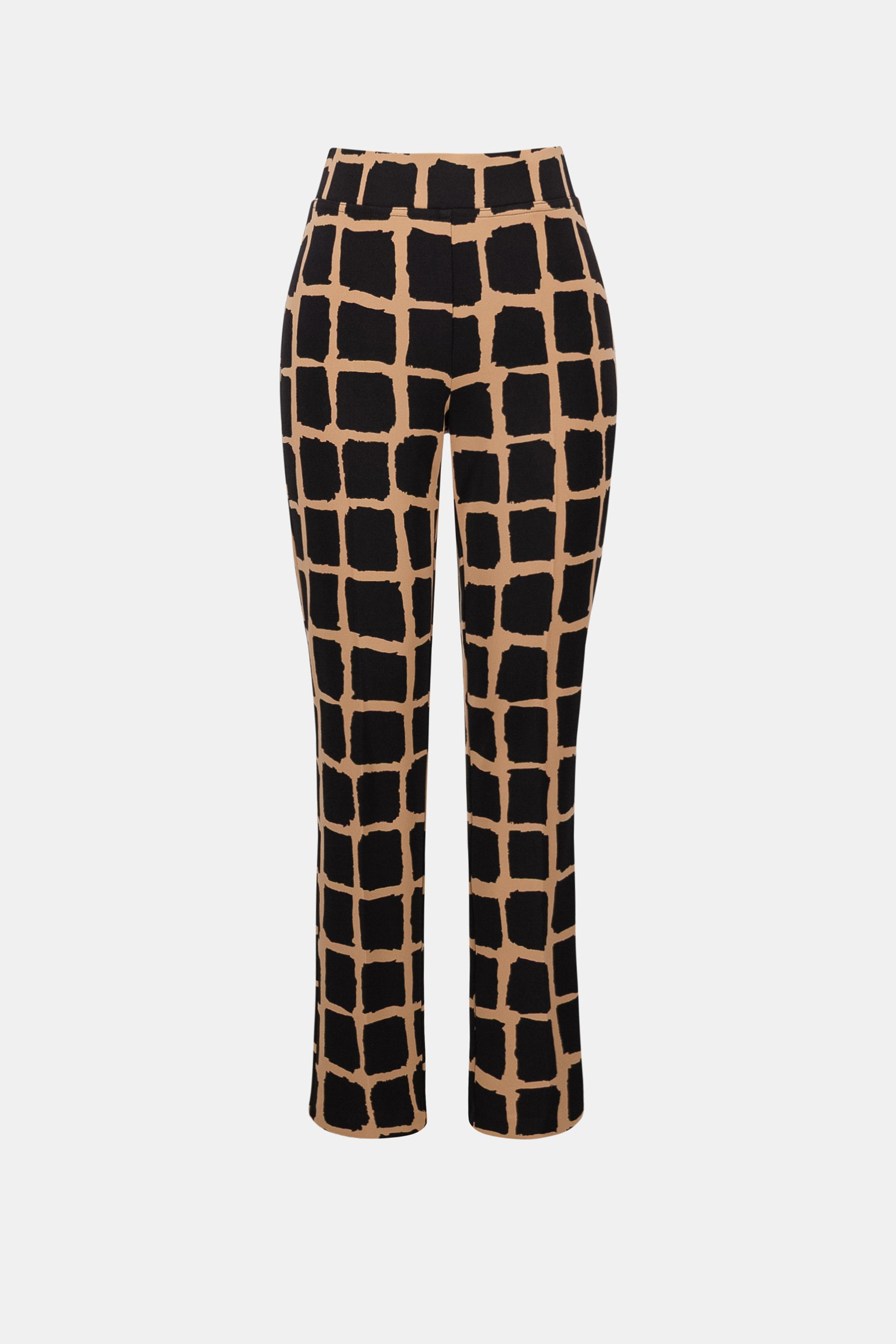 Pantalon à imprimé abstrait en tricot soyeux - Joseph Ribkoff