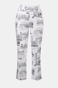Pantalon coupe droite à enfiler à imprimé en millennium - Joseph Ribkoff