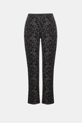 Pantalon droit à enfiler en jacquard abstrait - Joseph Ribkoff