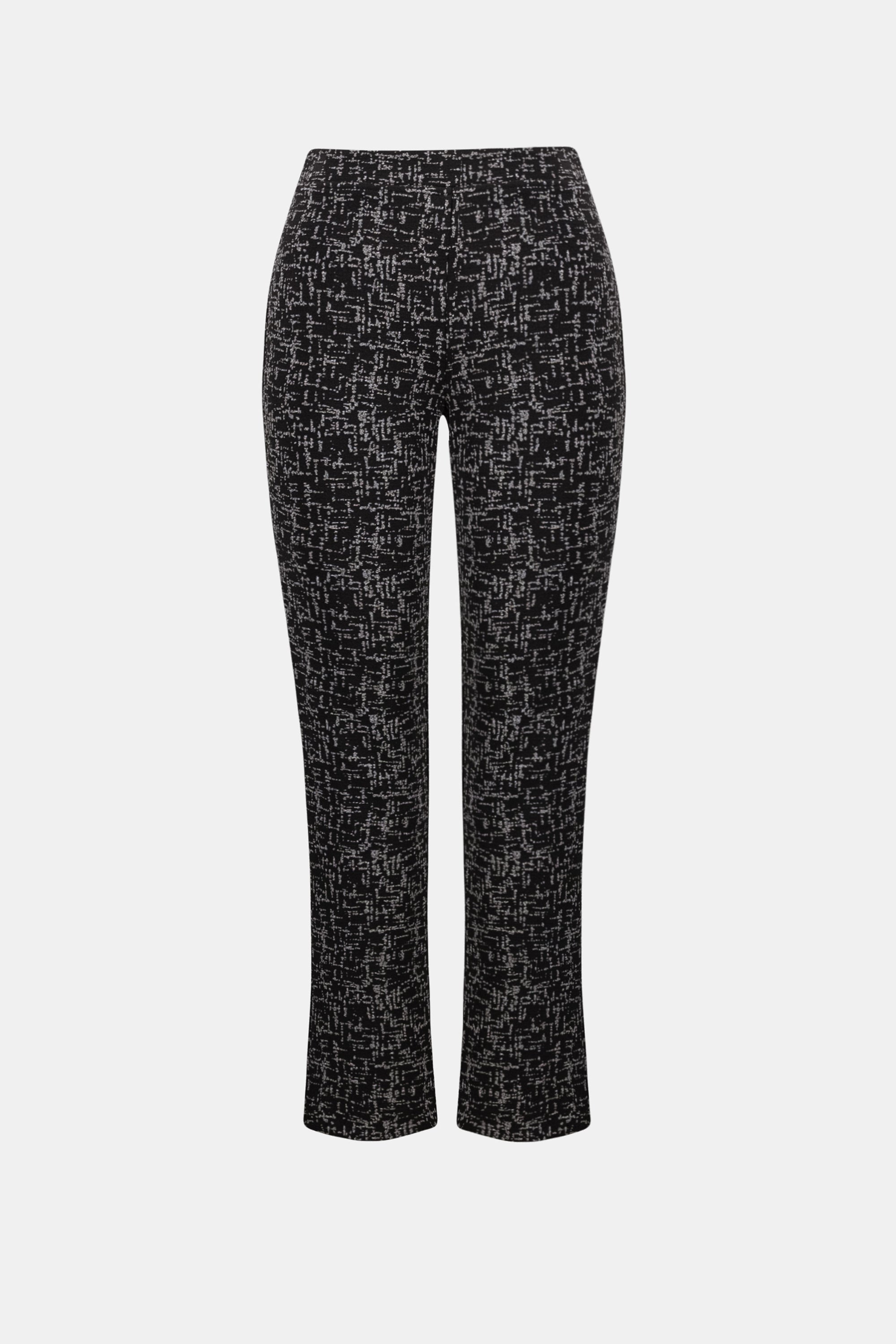 Pantalon droit à enfiler en jacquard abstrait - Joseph Ribkoff