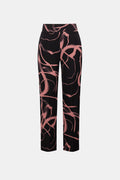 Pantalon droit à imprimé abstrait - Joseph Ribkoff