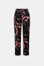 Pantalon droit à imprimé abstrait - Joseph Ribkoff