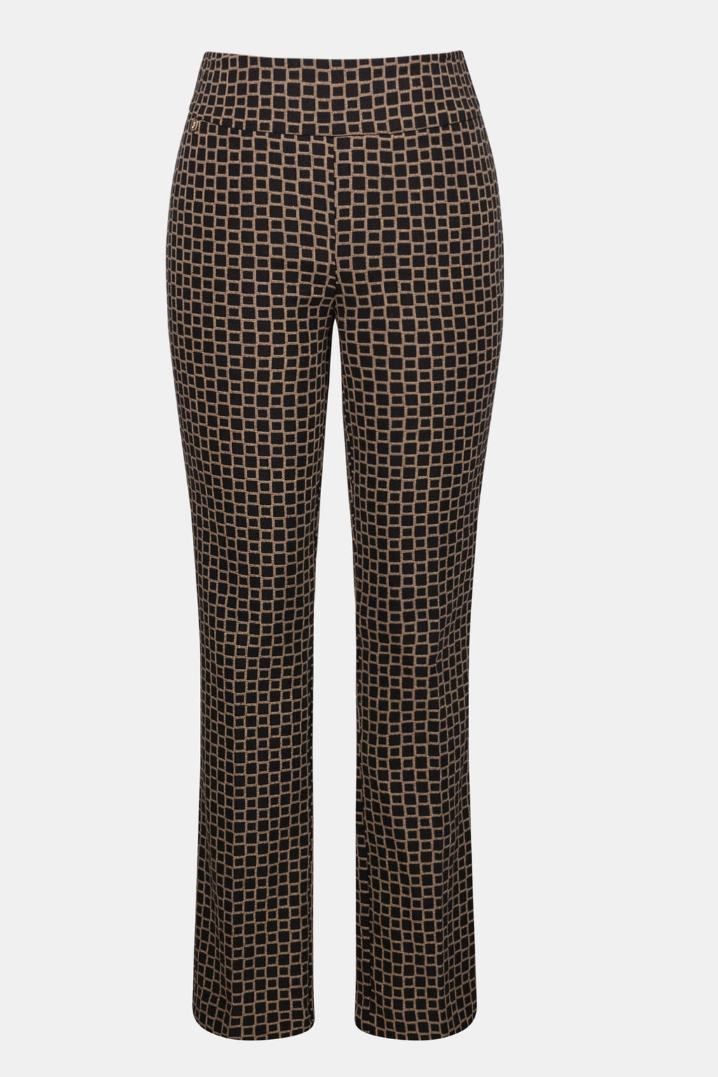 Pantalon droit en jacquard géométrique - Joseph Ribkoff