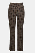Pantalon droit en jacquard géométrique - Joseph Ribkoff