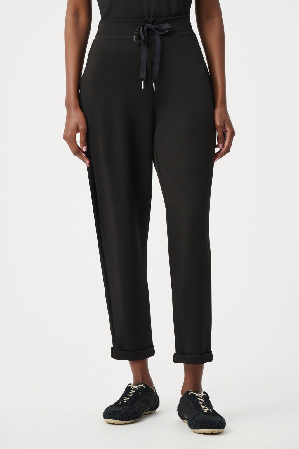 Pantalon jogger en jersey scuba à cordon - Joseph Ribkoff