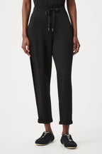 Pantalon jogger en jersey scuba à cordon - Joseph Ribkoff