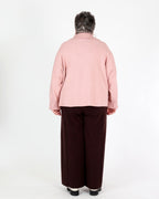 Brushed viscose-nylon blend shawl-collar knit - Joseph Ribkoff