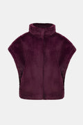 Veste boxy en fausse fourrure à col montant - Joseph Ribkoff